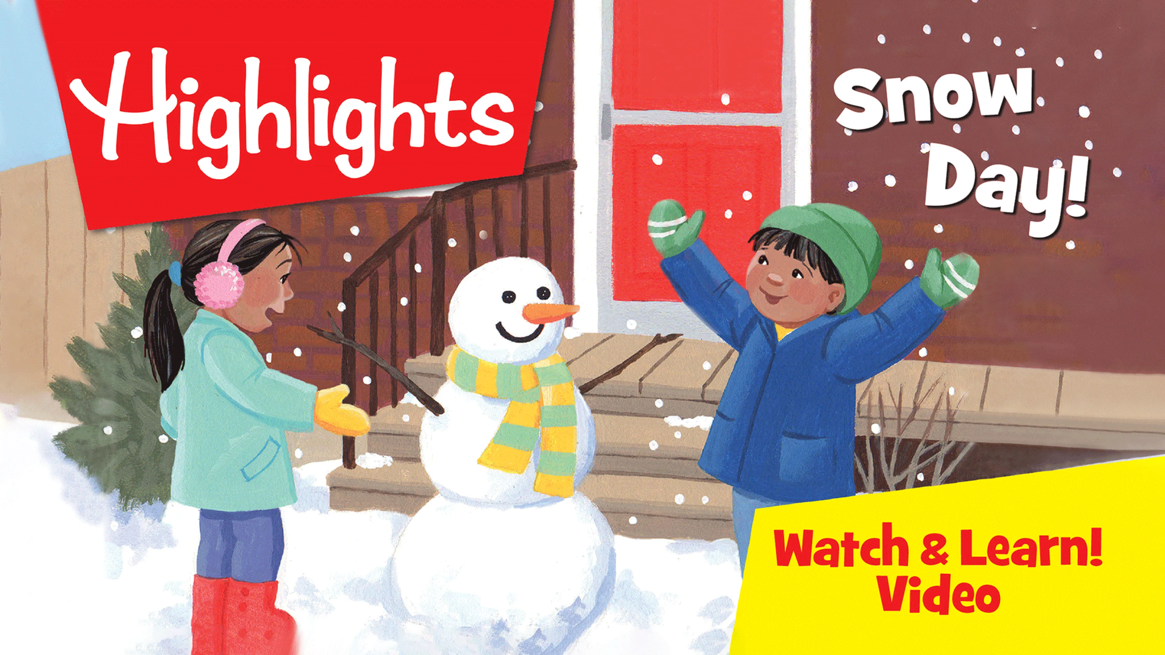 Highlights Watch & Learn!: Snow Day! poster